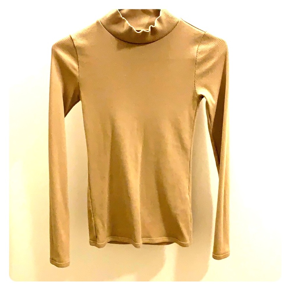 Nude turtle neck